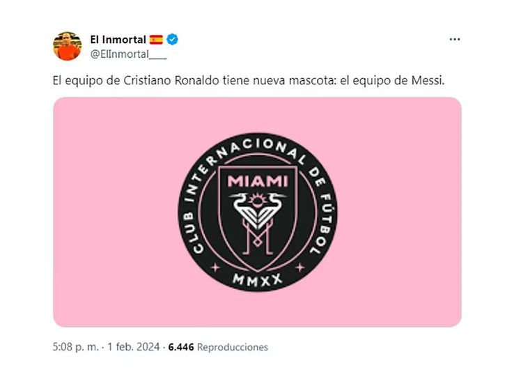 Noua mascotă e echipei lui Ronaldo: echipa lui Messi