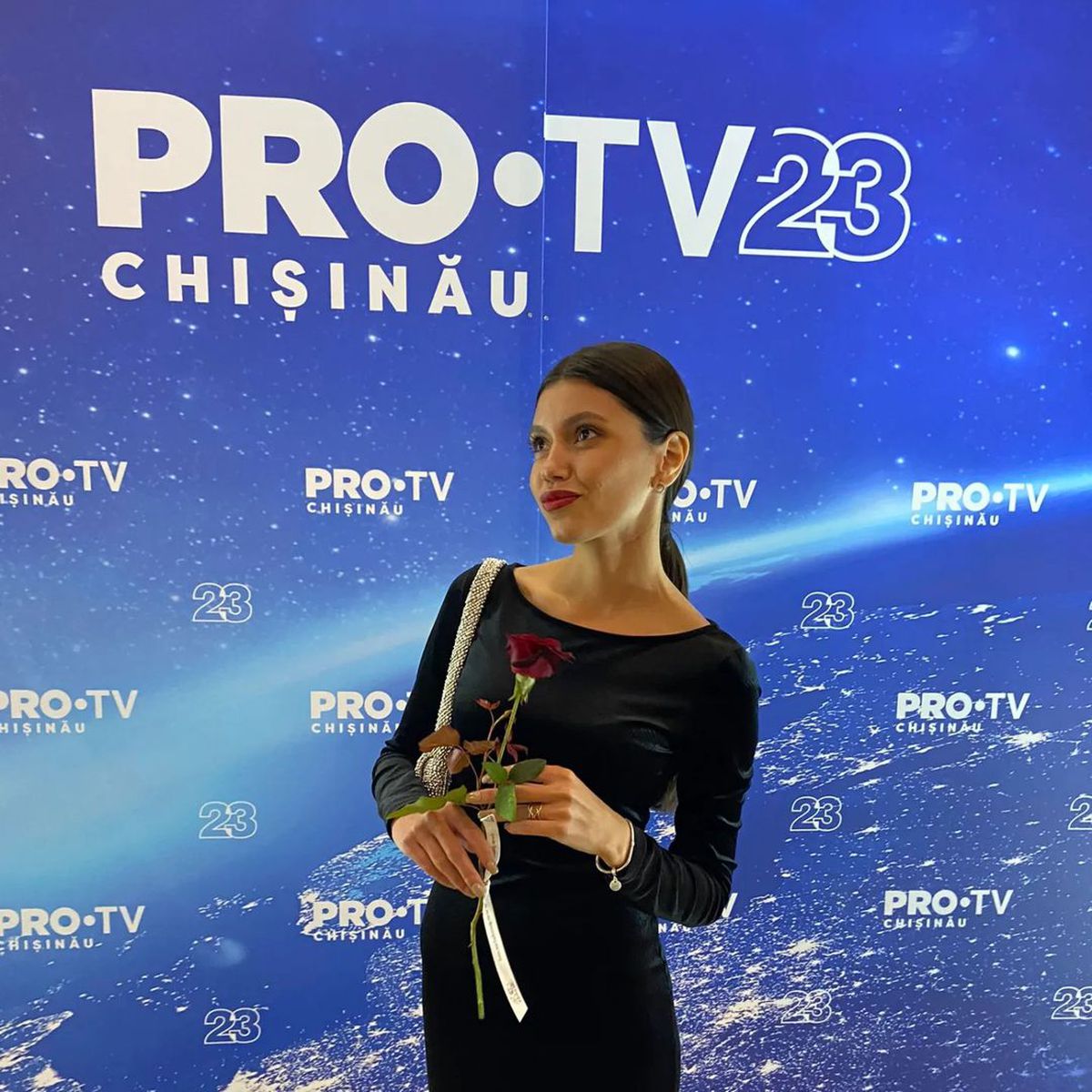 Diana Ambros, prezentatoarea știrilor de la Pro TV Chișinău. Foto: Instagram