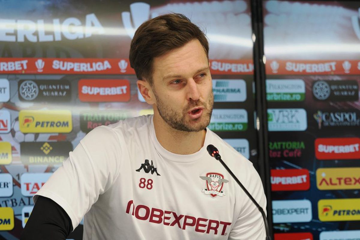 Rapid, conferință de presă 2 februarie. Cristiano Bergodi și Damjan Djokovic