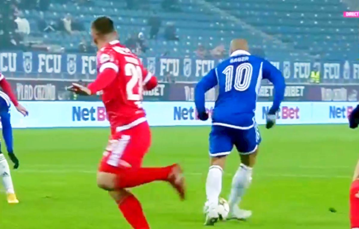 Juan Bauza, acțiune sclipitoare în FCU Craiova - Dinamo