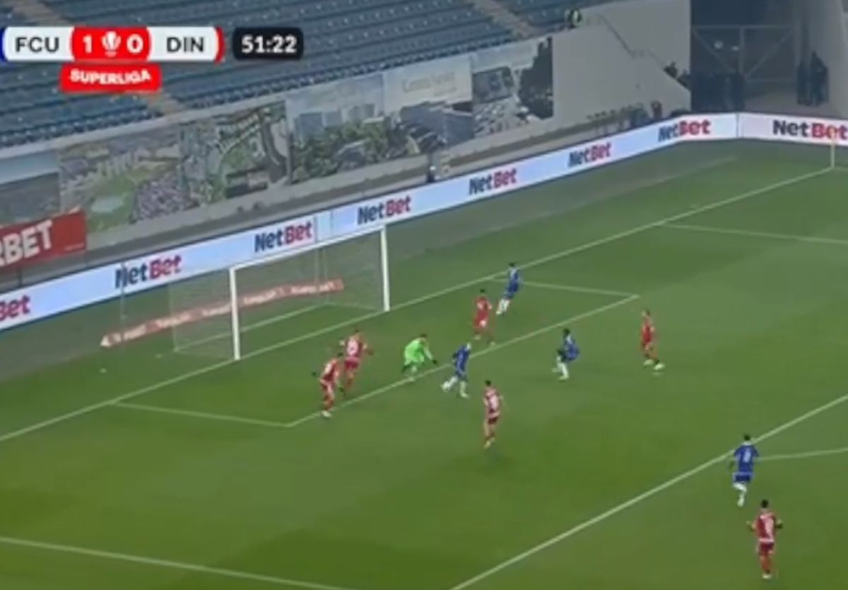 Juan Bauza, acțiune sclipitoare în FCU Craiova - Dinamo