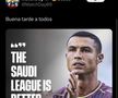 Liga saudită e mai bună ca MLS