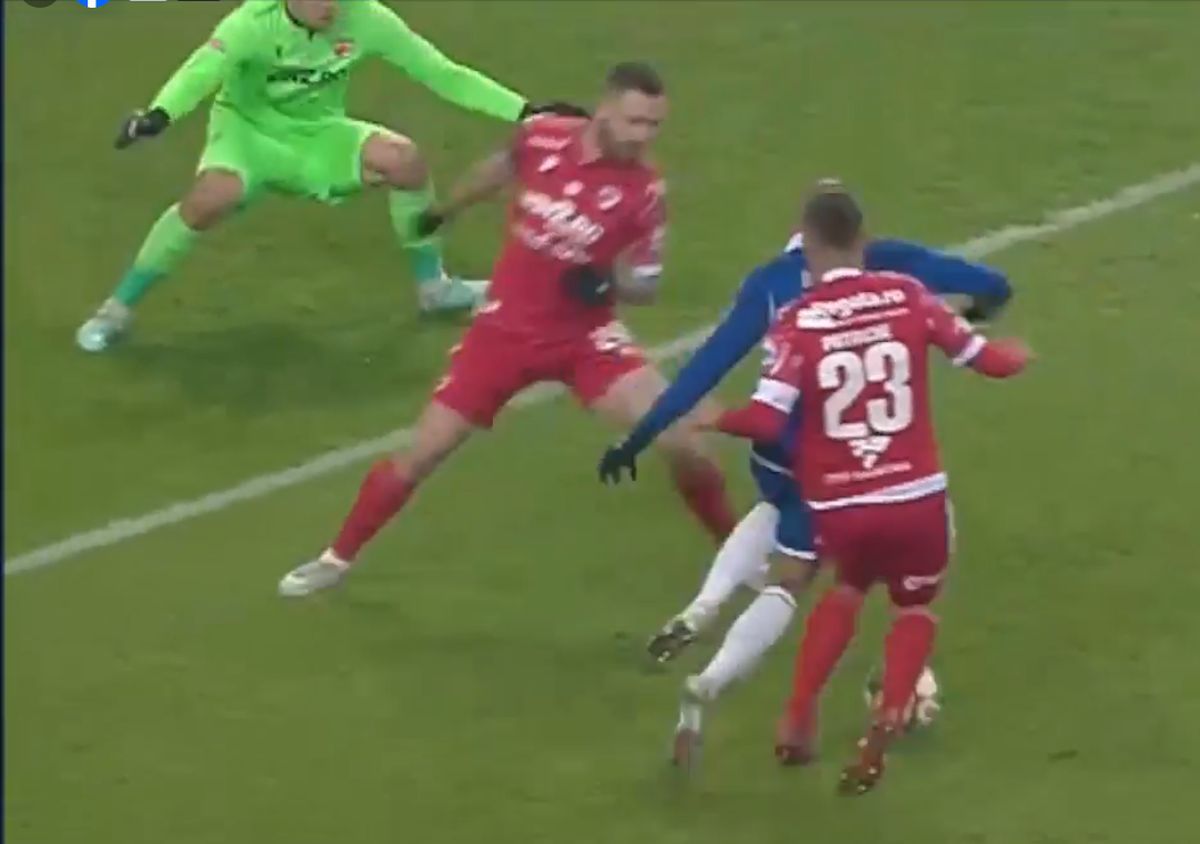 Juan Bauza, acțiune sclipitoare în FCU Craiova - Dinamo