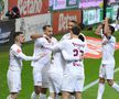 Imagini de bucurie la golul marcat de Louis Munteanu în FCSB - CFR Cluj / Foto: Ionuț Iordache GSP