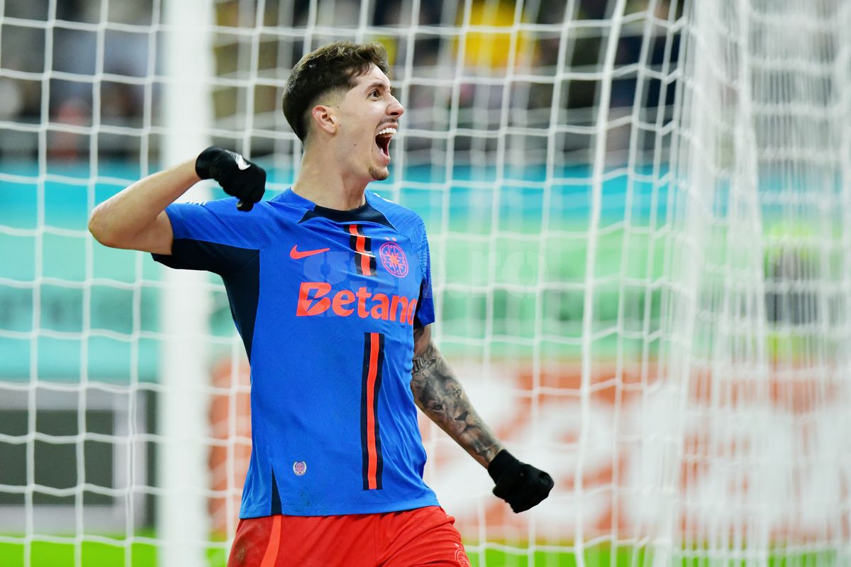 Louis Munteanu, întrebat direct despre transfer, după ce a fost urmărit de scouterii Parmei la FCSB - CFR: „Pregătit sunt mereu”