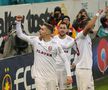 Imagini de bucurie la golul marcat de Louis Munteanu în FCSB - CFR Cluj / Foto: Ionuț Iordache GSP