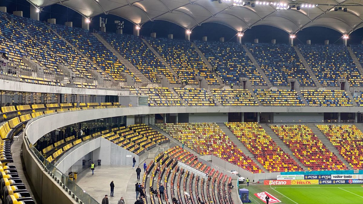 Imagini de la stadion înainte de FCSB - CFR Cluj