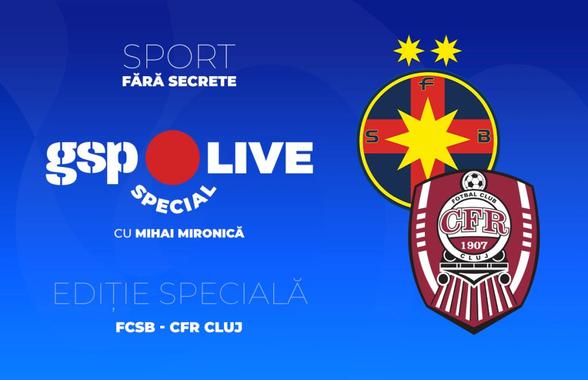 FCSB - CFR Cluj » Campioana atacă fără Bîrligea! Analizăm cu Ciprian Marica și Liviu Ganea la GSP Live Special