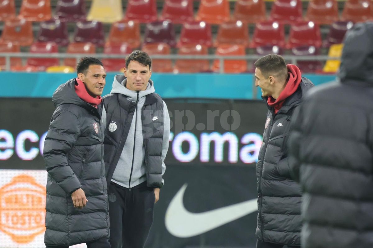 Imagini de la stadion înainte de FCSB - CFR Cluj