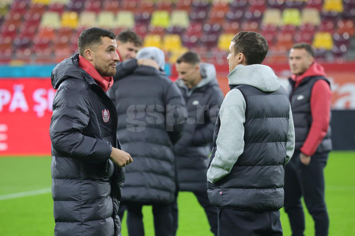 Imagini de la stadion înainte de FCSB - CFR Cluj