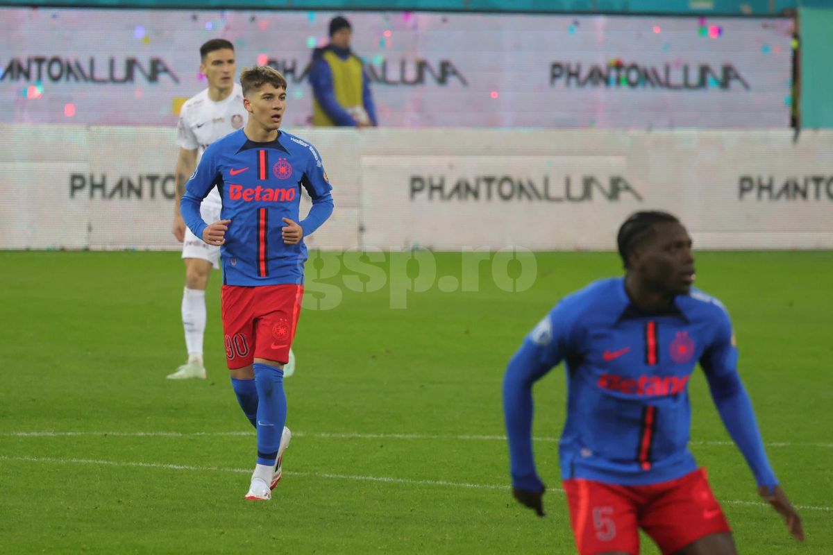 Alexandru Stoian, în primul meci la FCSB