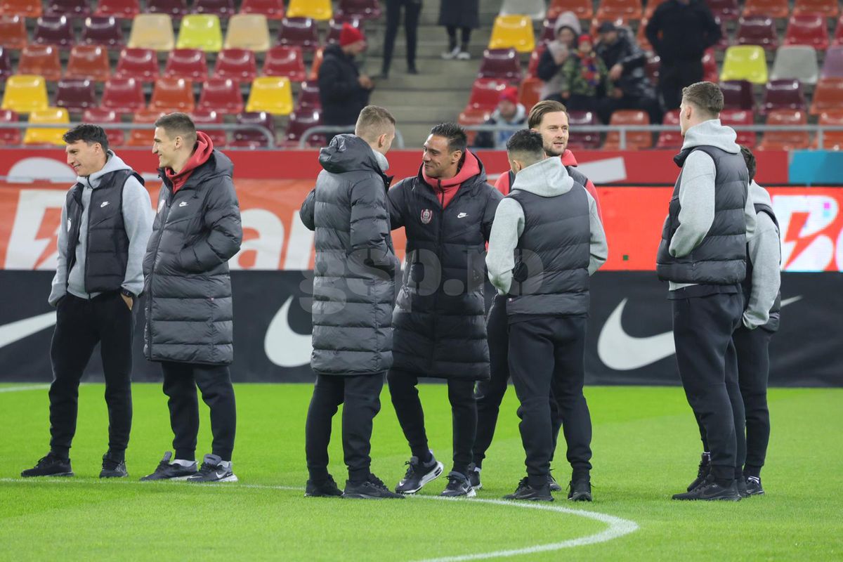 Imagini de la stadion înainte de FCSB - CFR Cluj