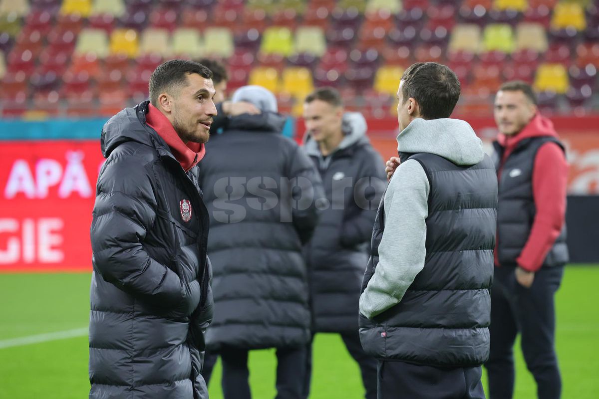 Imagini de la stadion înainte de FCSB - CFR Cluj