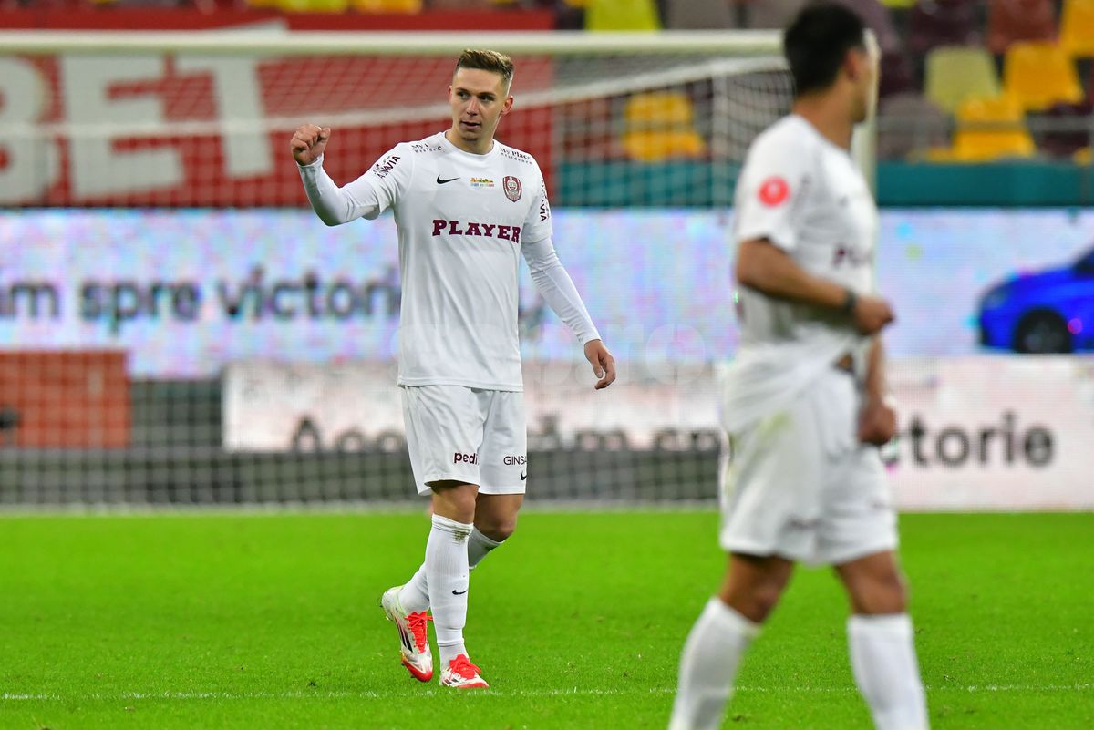 Louis Munteanu, întrebat direct despre transfer, după ce a fost urmărit de scouterii Parmei la FCSB - CFR: „Pregătit sunt mereu”