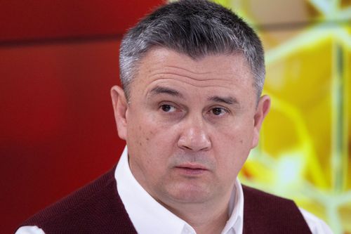 Cristi Balaj, în studioul GSP Live / foto: Ionuț Iordache (Gazeta Sporturilor)