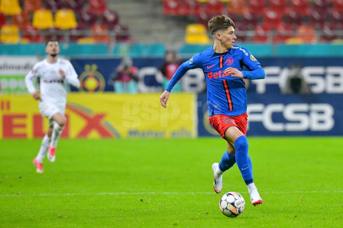 Alexandru Stoian, în primul meci la FCSB