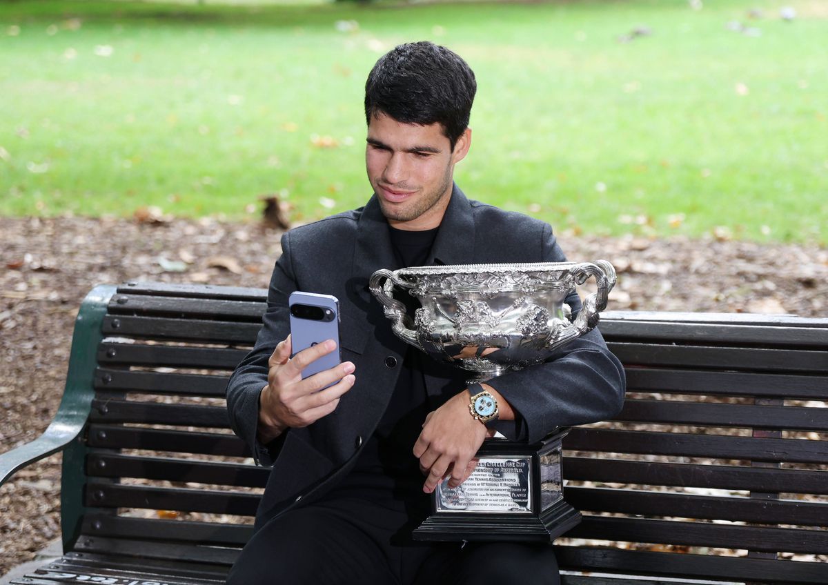 „Don Carlos Alcaraz” a ales un outfit special pentru a sărbători trofeul de la Australian Open