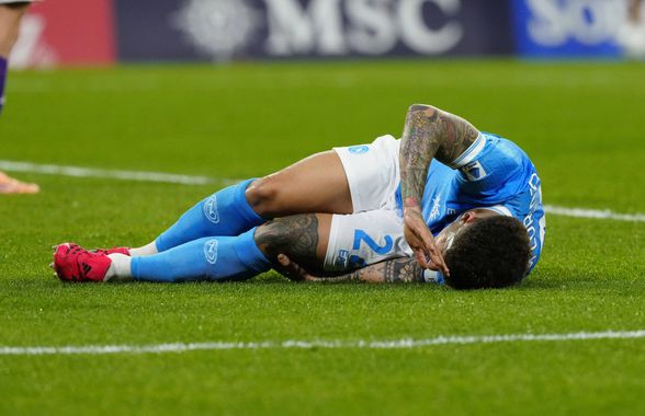 Giovanni Di Lorenzo a aflat verdictul medicilor » Cât va lipsi căpitanul lui Napoli după accidentarea la genunchi