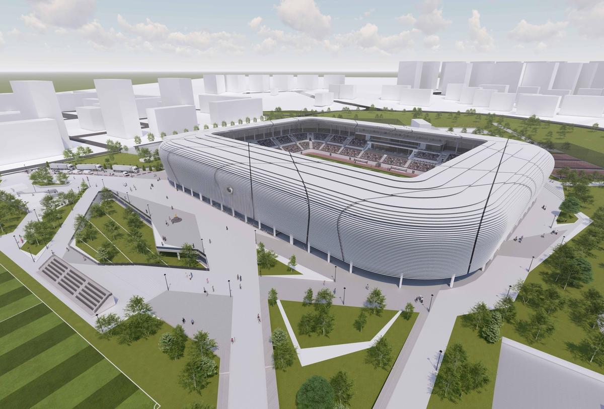 „Să înceapă demolarea!” » Buldozerele intră pe stadion, după decernarea trofeului de campioană
