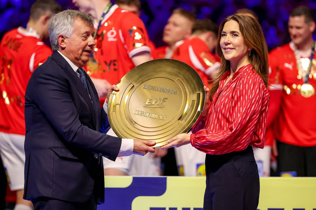 Regina Mary a Danemarcei, apariție lăudată la finala Campionatului European de handbal masculin
