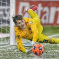 Matei Popa, 18 ani, a apărat în premieră la FCSB, în meciul cu Csikszereda din Superliga, etapa a 24-a, câștigat cu 1-0 de roș-albaștri, foto: Cristi Preda (GSP.ro)