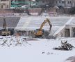 Cum arată Stadionul Dinamo, la o săptămână și jumătate de la începutul demolării // foto: Andrei Furnigă (GSP)