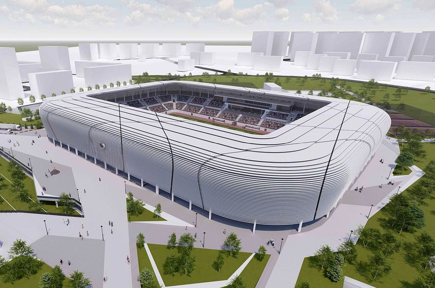 Așa ar urma să arate noul stadion din Hunedoara