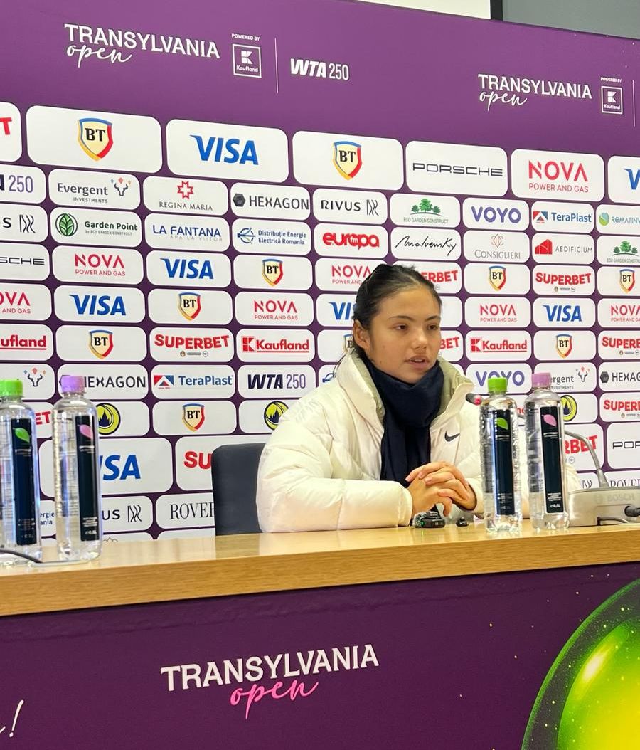 Debut în forță pentru Emma Răducanu la Transylvania Open! Mesaj în română pentru fanii din BTarena