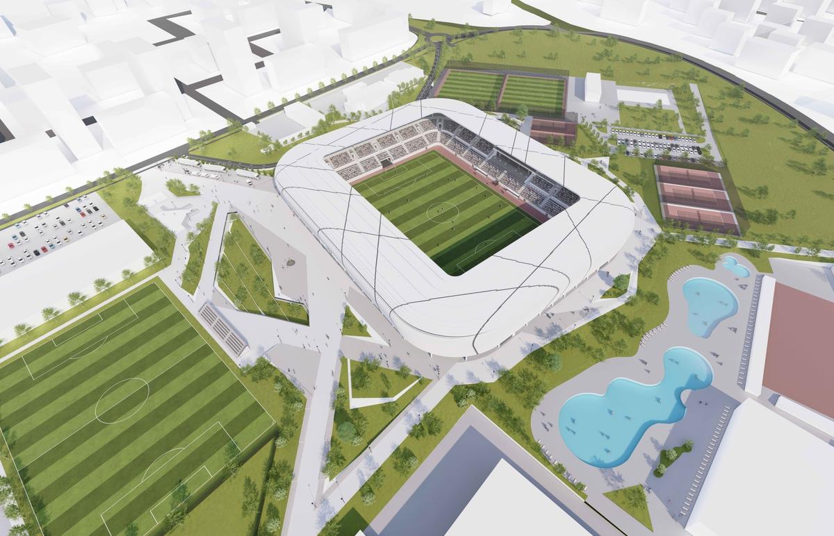 „Să înceapă demolarea!” » Buldozerele intră pe stadion, după decernarea trofeului de campioană