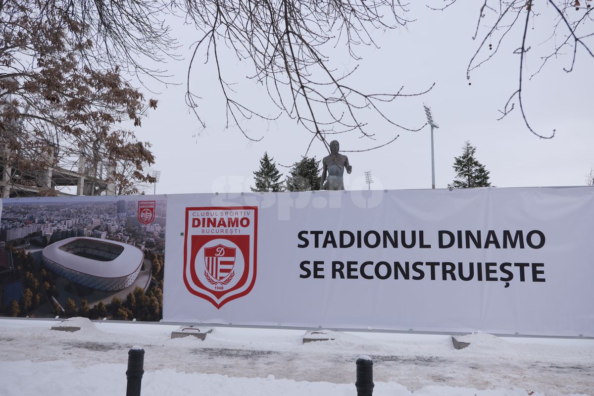Se lucrează într-un ritm uluitor la Stadionul Dinamo: arena din Ștefan cel Mare este deja 50% demolată » GSP a intrat pe șantier