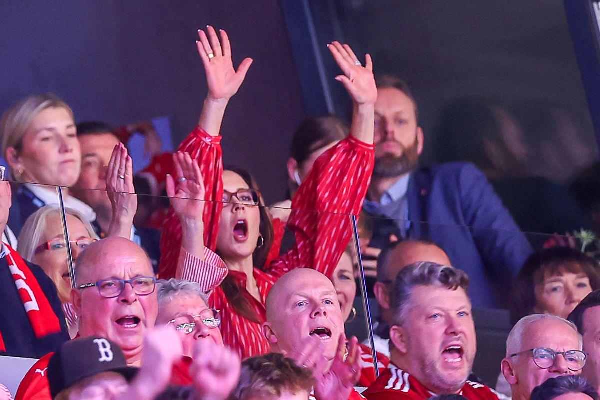 Regina Mary a Danemarcei a înmânat trofeul la Europeanul de handbal masculin