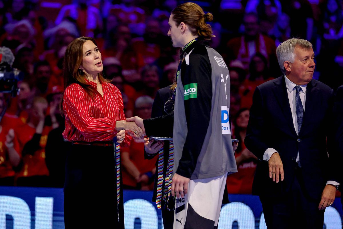 Regina Mary a Danemarcei, apariție lăudată la finala Campionatului European de handbal masculin