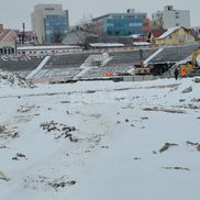 Cum arată Stadionul Dinamo, la o săptămână și jumătate de la începutul demolării // foto: Andrei Furnigă (GSP)