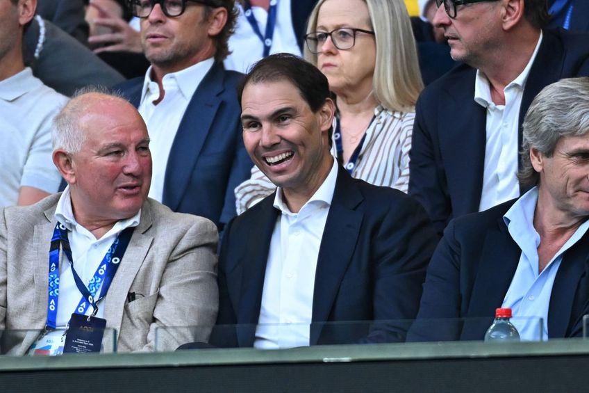 Rafael Nadal, în tribunele Rod Laver la finala Australian Open 2026 / Foto: Imago Images