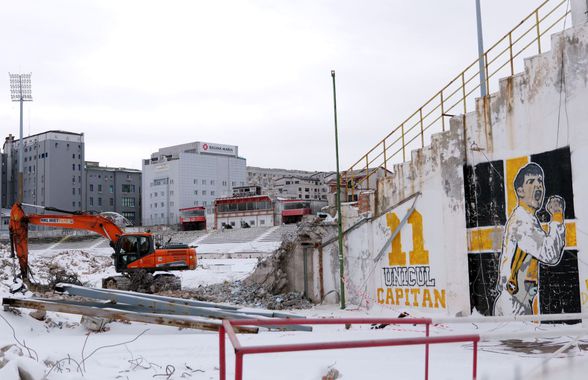 Se lucrează într-un ritm uluitor la Stadionul Dinamo: arena din Ștefan cel Mare este deja 50% demolată » GSP a intrat pe șantier