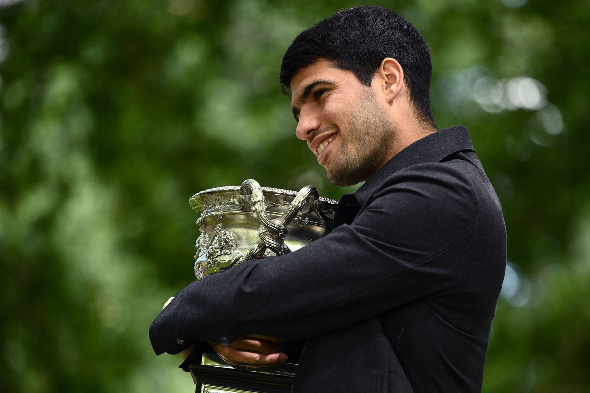 „Don Carlos Alcaraz” a ales un outfit special pentru a sărbători trofeul de la Australian Open