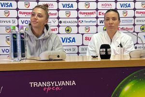 „Efervescentele” Gabriela Ruse și Jaqueline Cristian au început cu dreptul competiția de dublu de la Transylvania Open: „Avem o relație love-hate”