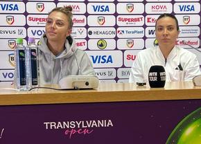 „Efervescentele” Gabriela Ruse și Jaqueline Cristian au început cu dreptul competiția de dublu de la Transylvania Open: „Avem o relație love-hate”