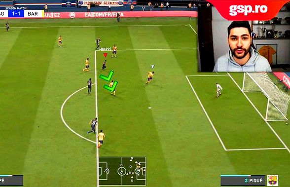 Ovidiu Pătrașcu, tutoriale FIFA20 pe GSP » Episodul 2: cea mai eficientă schemă! Cum să driblezi orice adversar