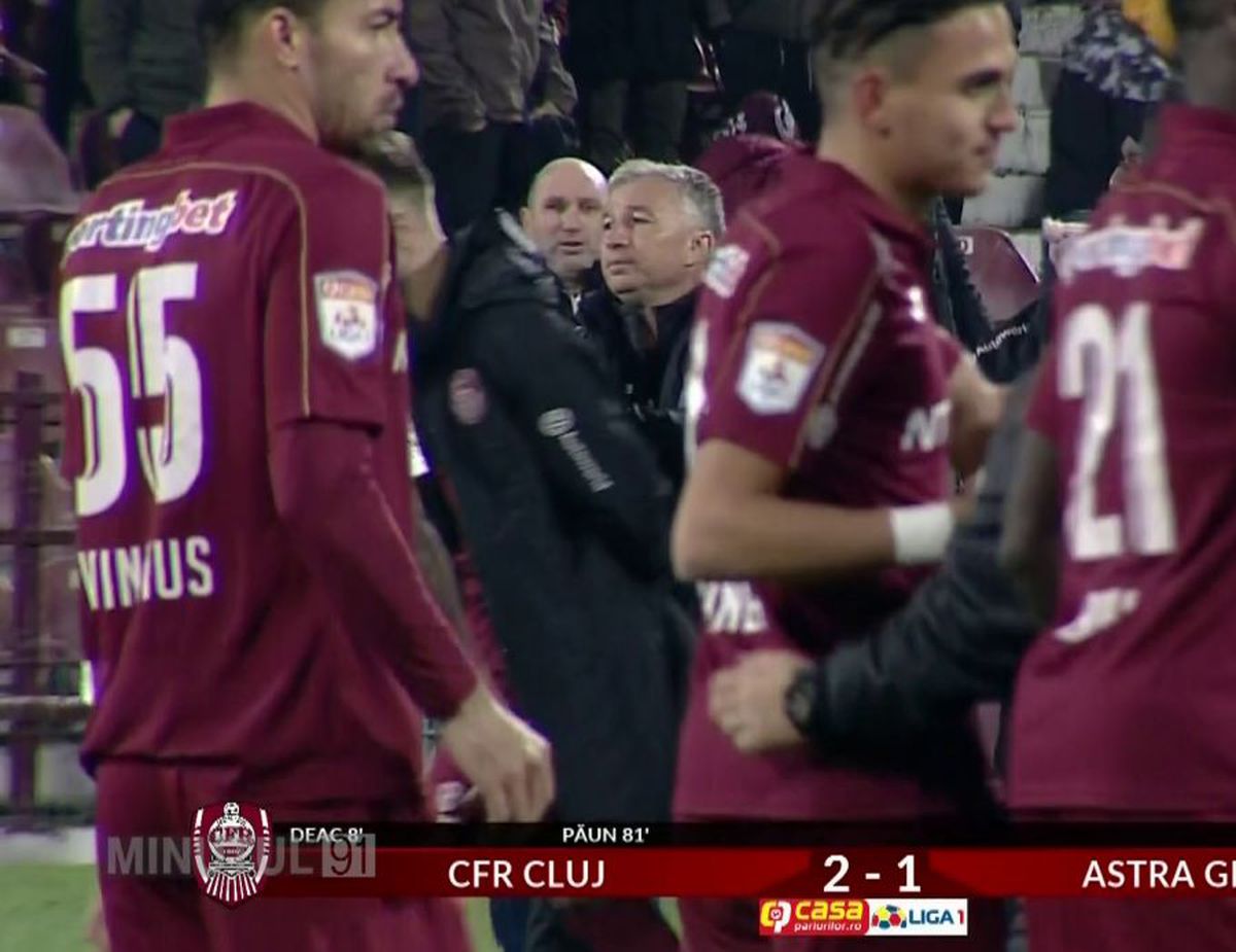 CFR - ASTRA 2-1 // FOTO Dan Petrescu, reacție ostilă din partea lui Djokovic! Ce s-a întâmplat după fluierul final