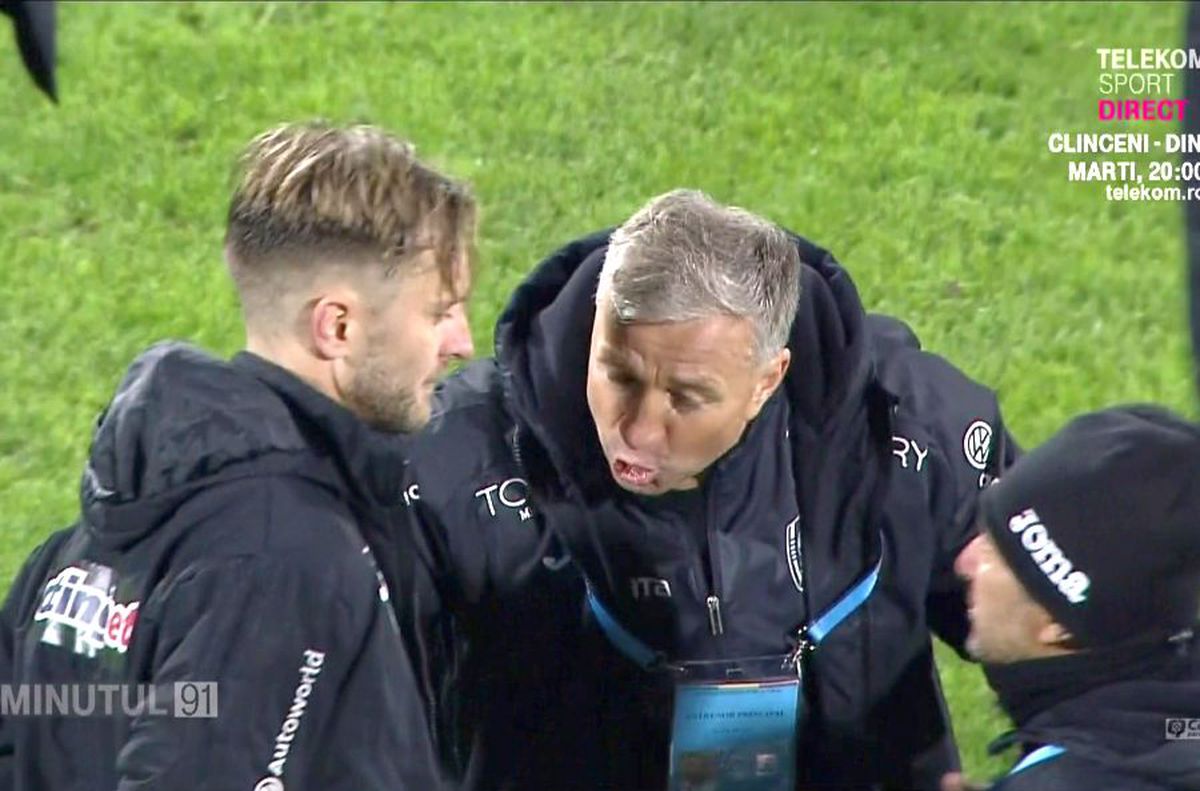 CFR - ASTRA 2-1 // FOTO Dan Petrescu, reacție ostilă din partea lui Djokovic! Ce s-a întâmplat după fluierul final