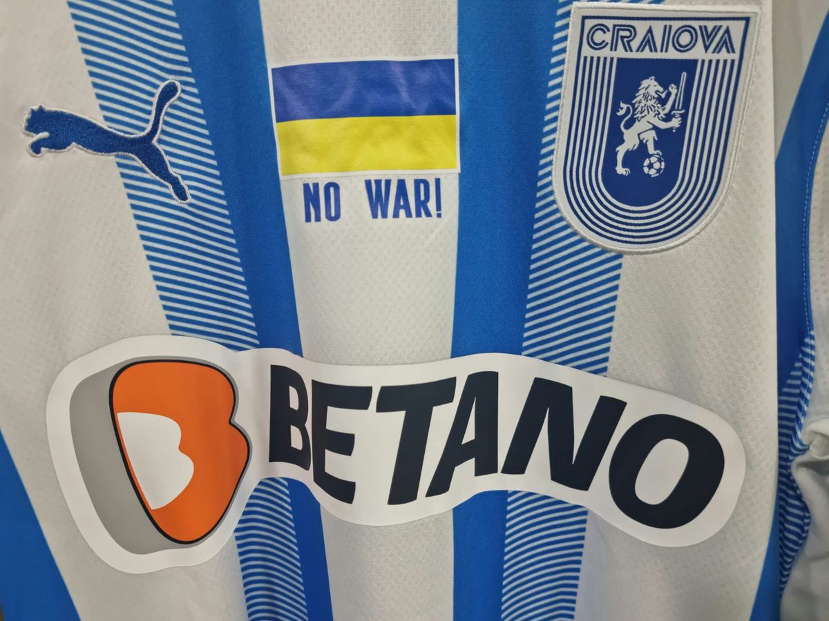 CSU Craiova, tricouri speciale pentru victimele din Ucraina