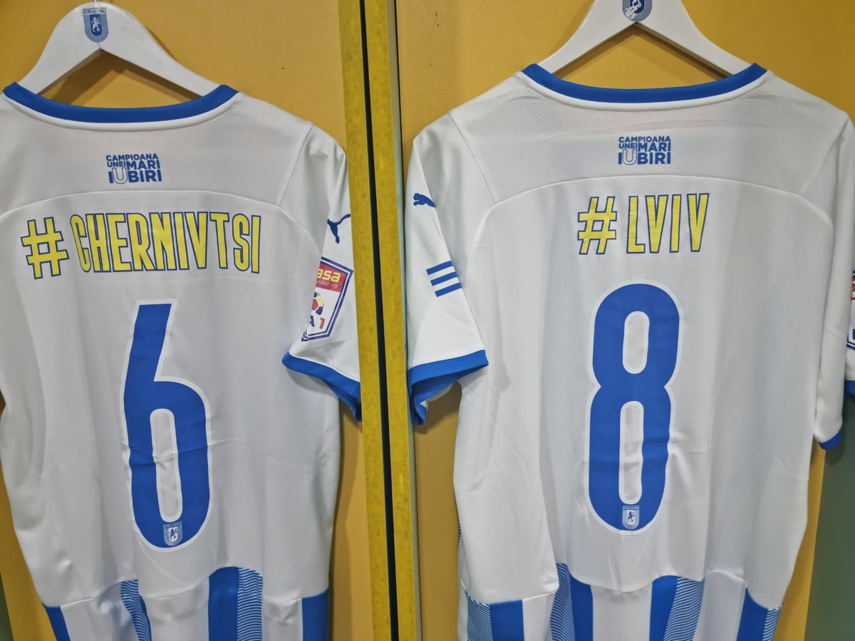 CSU Craiova, tricouri speciale pentru victimele din Ucraina