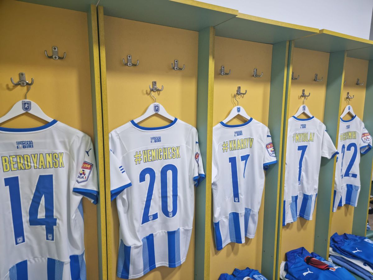 CS Universitatea Craiova se implică în ajutorarea victimelor din Ucraina » Tricouri speciale la Mioveni, care vor fi scoase la licitație