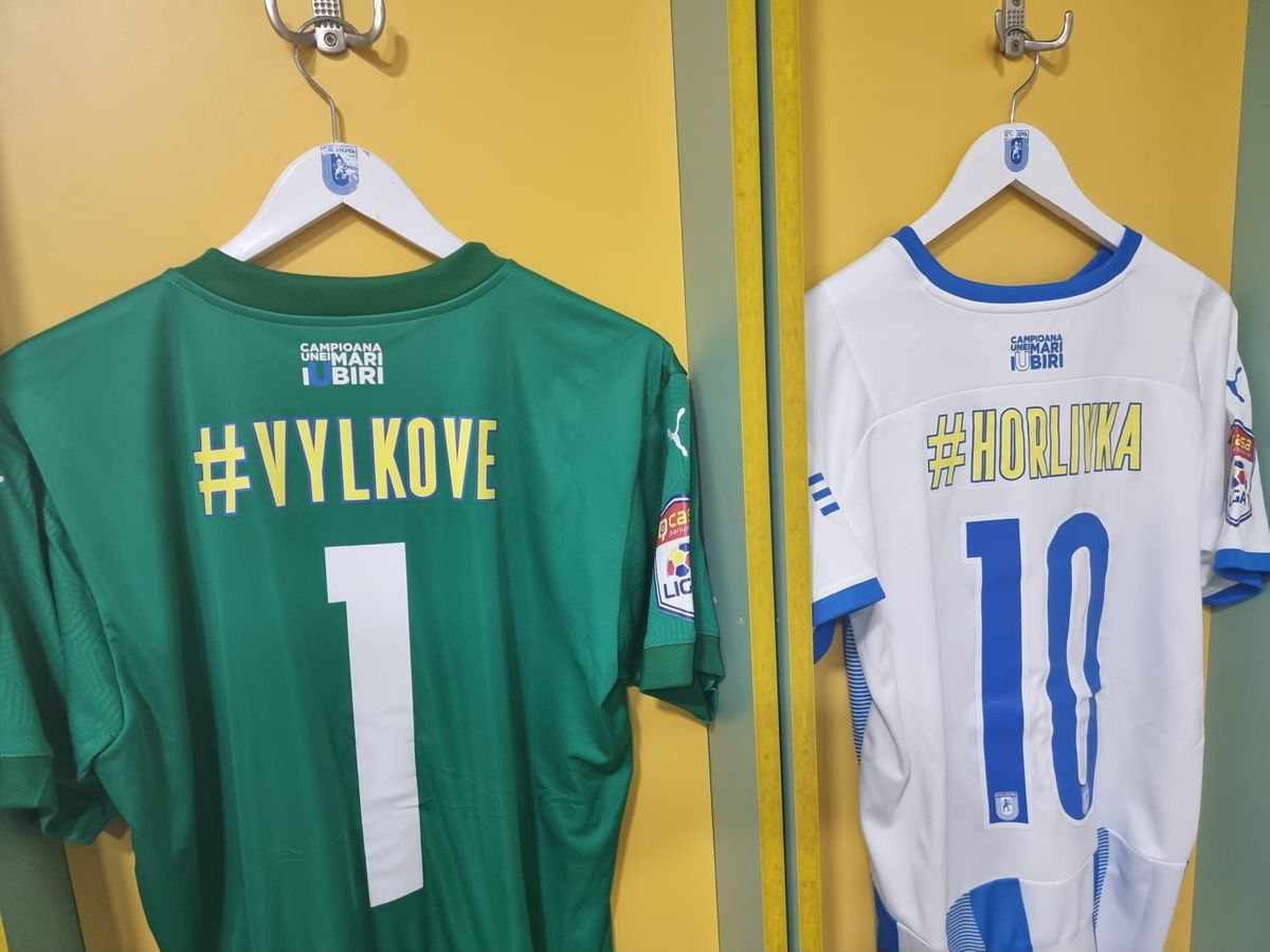 CSU Craiova, tricouri speciale pentru victimele din Ucraina