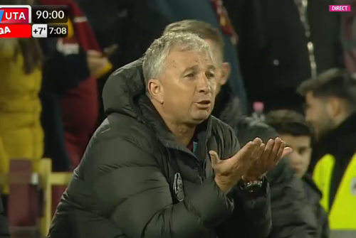 CFR Cluj - UTA | Dan Petrescu, 55 de ani, antrenorul campioanei, a primit cartonașul galben și va fi suspendat pentru partida de etapa viitoare, cu Sepsi.