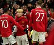Manchester United s-a impus, miercuri seară, pe teren propriu, scor 3-1, în fața lui West Ham United, într-o partidă din faza „optimilor” de finală din Cupa Angliei. 
Foto: Imago