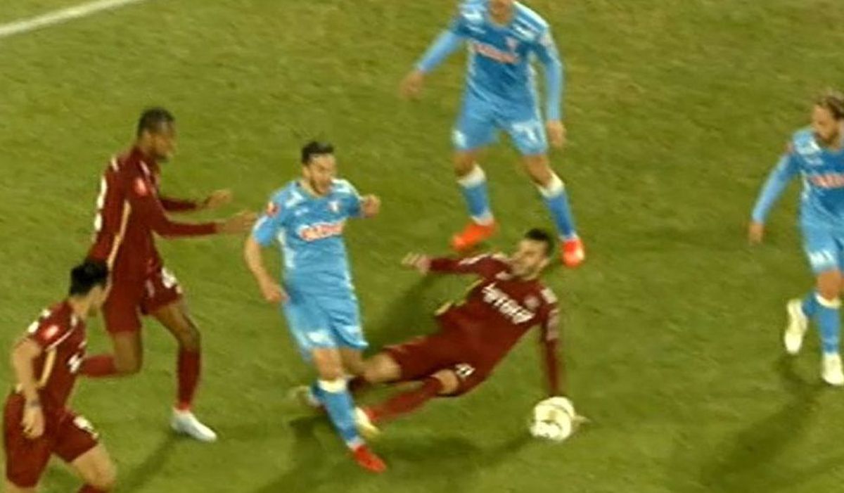 Noul „chirurg” din Liga 1 vine de la CFR Cluj! Și-a scos din circuit adversarul după o intrare ORIBILĂ + e recidivist!