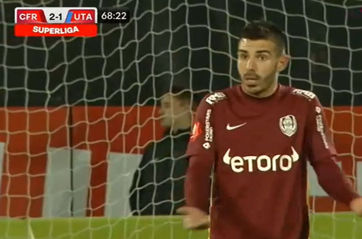 Cartonaș roșu acordat în CFR Cluj - UTA