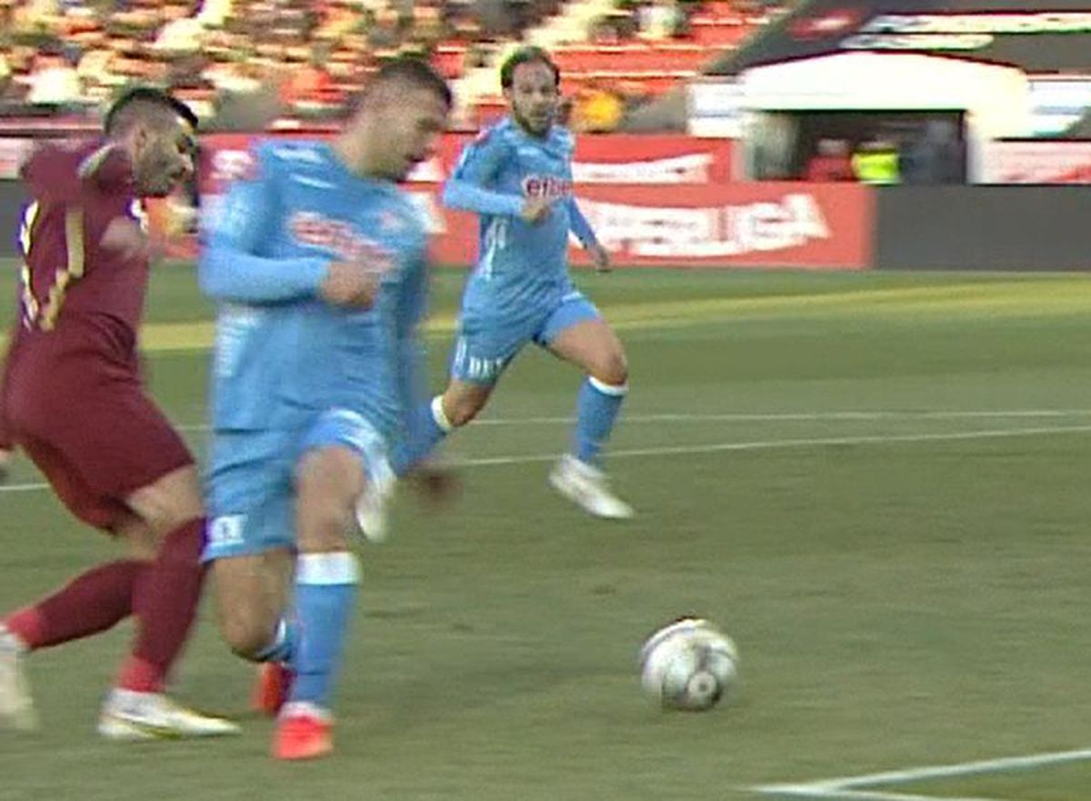 Penalty controversat în CFR Cluj - UTA Arad